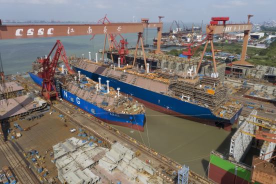 中国在大型LNG运输船领域取得积极进展