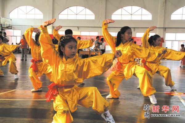 日照市成功举办首届青少年武术太极拳比赛