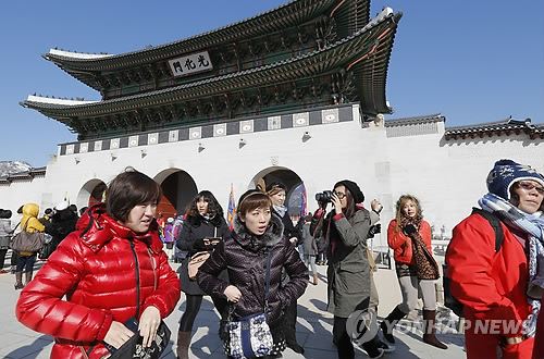 调查：访韩外国游客人数排世界第23位