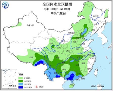 华北地区将迎较强降雨云南广西连绵大雨仍持续