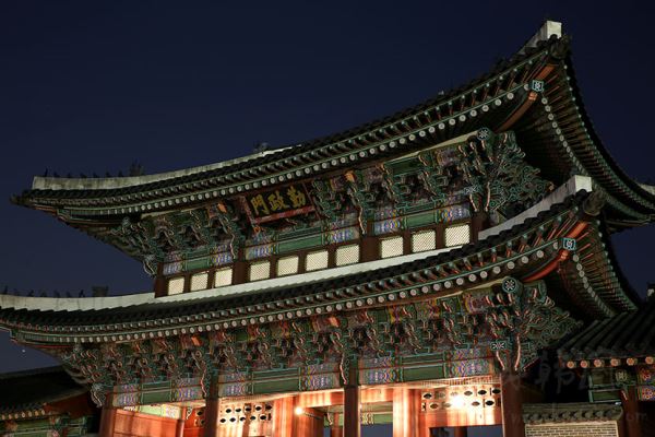景福宫的美丽夜景