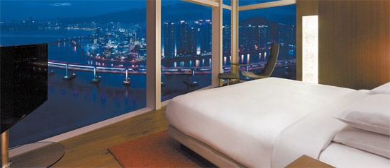 转换视角就能看到大海的釜山海云台柏悦酒店