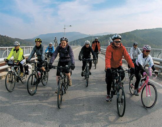 自行车韩国旅行商品登场