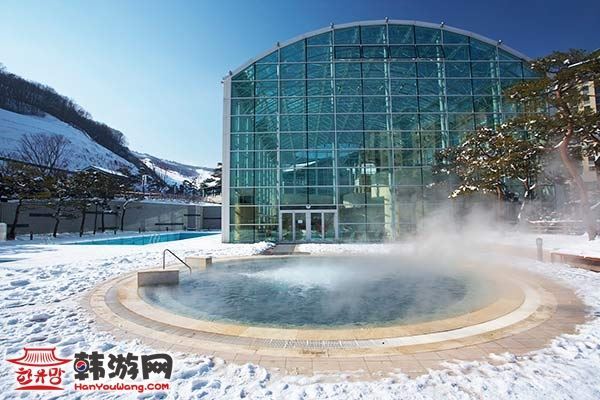 韩国昆池岩度假村滑雪场