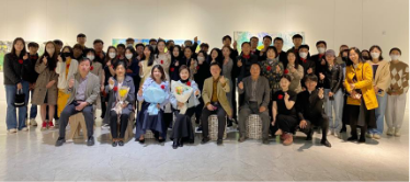 刘进芳博士学位毕业个人展“浸透自然”在韩国国立群山大学博物馆画廊开幕