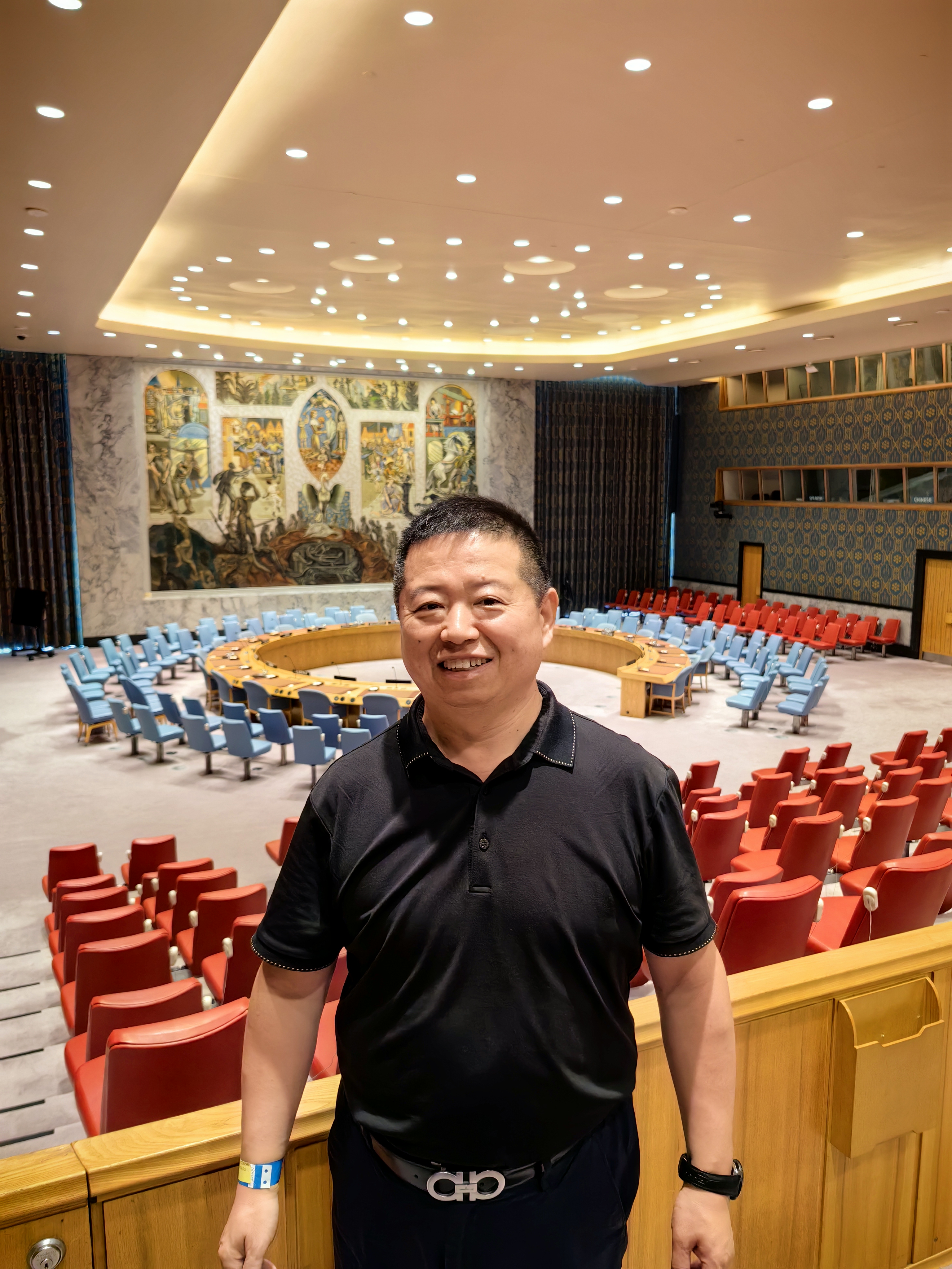 世界和平与可持续发展基金会高层拜访联合国