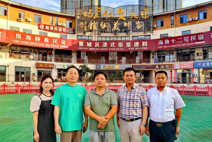韩国松谷大学及韩国新华报社负责人莅临威海刘坤美术馆 深化中韩文化交流与合作