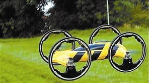 英推出遥控“飞车”融合汽车和直升机功能(图)