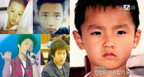 人气韩团EXO儿时照片大公开 鹿晗谈出道史