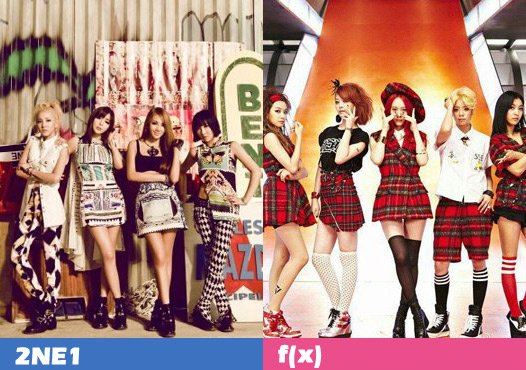 宋茜领衔f(x)挑战2NE1 争夺韩流第一女团接班人