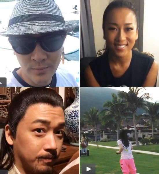吉克隽逸开唱送香吻 李小璐与老公婆婆幸福度假