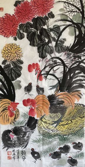 京津画派花鸟画名家孔祥华:雍容典雅_大家本色 京津画派花鸟画名家孔祥华:雍容典雅_大家本色